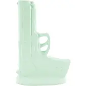 House Vitamin Vase gun ceramics mint green 15x9x23cm