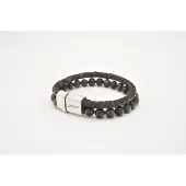 Josh -9286-Armband-Bruin-Heren-21,5cm