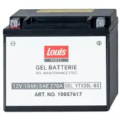 Louis Parts Gel-Batterij YTX20L-BS 12V/18AH 270A
