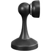 AMIG magnetische deurstopper Ø55x85mm rvs zwart
