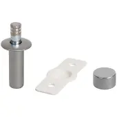 Yale verborgen magnetische deurstopper vloermodel mat nikkel