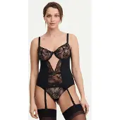 Chantelle Co Other Basque Black Size: C70 | Lingerie Tops Outlet | Dames | Zwart