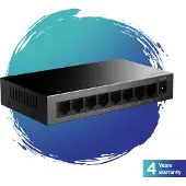 Strong Switch Ethernet SW8000M 8 ports Gigabit Métal Noir