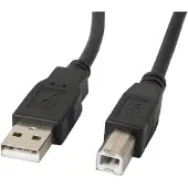 Lanberg Kabel USB 2.0a naar USB B Lanberg 480 Mb/s Zwart 5 m