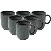 Villeroy & Boch Mok Lave Gris Met Oor (6-Delig)
