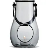Holmegaard Design With Light kaarsenhouder smoke 16 cm.