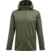 Peak Performance Vest Men Light Zip Hood Pine Needle-XL