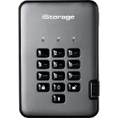 ISTORAGE diskAshur PRO 2 2 TB Externe harde schijf (2,5 inch) USB-A 3.2 Gen 2 Grafiet IS-DAP2-256-2000-C-G