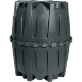 Garantia HERKULES verzamelput 1600 L zwart, incl. steunbuis en DIBt-goedkeuring