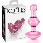 Pipedream Icicles No. 75 Glazen Buttplug - Roze