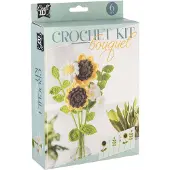 Creative Craft Group Haakset Bloemen Boeket Geel 16x5,5x21Cm