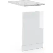 Vicco Fame-Line Frontpaneel – 45 cm, WB Marmer Wit Hoogglans