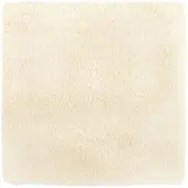 vidaXL Hoogpolig vloerkleed NAVARRA 200x200 cm polyester crèmekleurig