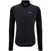 Santini Pure Long Sleeve Jersey Zwart