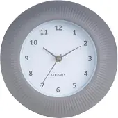 Karlsson Tender Rib Wandklok | Ø25cm | Warm grijs