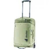 Deuter Trolley 'Duffel Pro Movo 36' olijfgroen / lichtgroen / zwart
