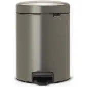 Brabantia NewIcon Pedaalemmer 5 Liter Platinum