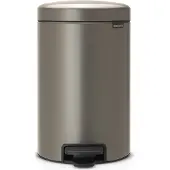 Brabantia NewIcon Pedaalemmer 12 Liter Platinum