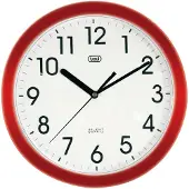 Trevi OM3301 Kwartsklok Cirkel Rood, Wit