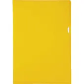 Exacompta Pak van 100 L mappen - gladde PVC 13/100e - A4 - Geel - 661235E