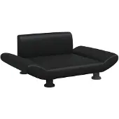 vidaXL Hondenmand 70x45x28 cm kunstleer zwart
