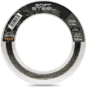 FOX Soft Steel Fleck Camo Leader 35lb - 100m