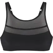 LASCANA Bustierbikinitop Mascha met transparante mesh-inzetten | Maat 38