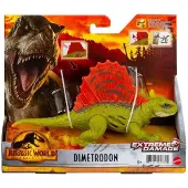 Mattel Jurassic World, Extreme Damage functie, dinosaurus Dimetrodon, geschikt voor kinderen vanaf 3 jaar, meerkleurig