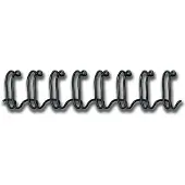 Fellowes metalen draadrug 10 mm zwart (100 stuks)