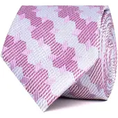 Tresanti | ELPIDIO | Zijden stropdas geometrisch hexagon | Multi