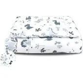 Zavelo Dekbedset met Print Ballerina Roze 135x100 cm + Kussen 40x60 cm