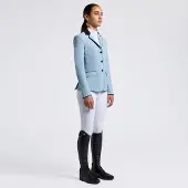 Cavalleria Toscana Meisjes Wedstrijdjas Fog SS25 S Blauw