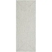 NORTHRUGS Jute Buitenkleed Braids - Grijs 80 x 200 cm