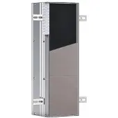 Emco Asis module toiletpapiermodule rechts inbouw, aluminium
