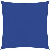 vidaXL Zonnezeil 160 g/m² vierkant 3,6x3,6 m HDPE blauw