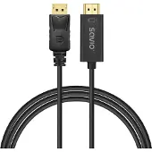 Savio Kabeladapter Displayport Naar Hdmi Voor Pc, Laptop En Monitor 1,5M