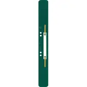 Leitz Heftstreifen, 35 x 310 mm, PP-Folie, grün Lochung: 60-80 mm