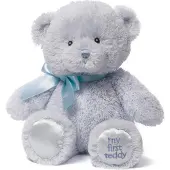 Gund Plush Toy My 1st Teddy Blauw 38 cm