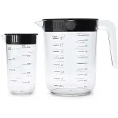 Brabantia Tasty+ Maatbeker set 2-delig - Dark Grey