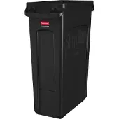 Rubbermaid Slim Jim afvalbak, 87 liter, zwart