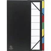 Exacompta Sorteermap A4 Zwart
