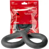 Perfect Fit Ultra Wrap 12 - dikke penisring - zwart - 30 cm