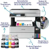 Epson - Ecotank ET-5185 Inkjet A4 4800 X 1200 Dpi 37 Ppm Wi-Fi