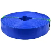 GEKO PVC layflat slang - 50 m - 2 bar - blauw - 2 duim diameter