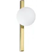 Ideal Lux Design wandlamp Binomio, messing / goud, Woon-/ Eetkamer, metaal, Modern, Wandlamp design