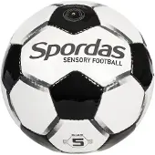 Spordas sensorische voetbal - voelbare en hoorbare bal voor kinderen.