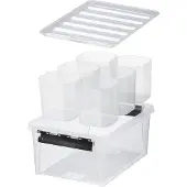 Orthex Opbergbox SmartStore Classic 15 + 6 Inserts Black