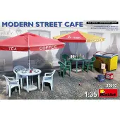 Mini art Modelbouwpakket Militaire voertuigen - 35610 Modern Street Cafe Plastic - 1:35 - Modelbouw