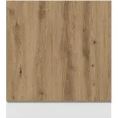 vidaXL Vaatwasserpaneel Lyon 60x1,5x67 cm bewerkt hout artisanaal eiken