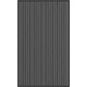 vidaXL Deurmat 90x150 cm gestreept 90x150 cm zwart en grijs
